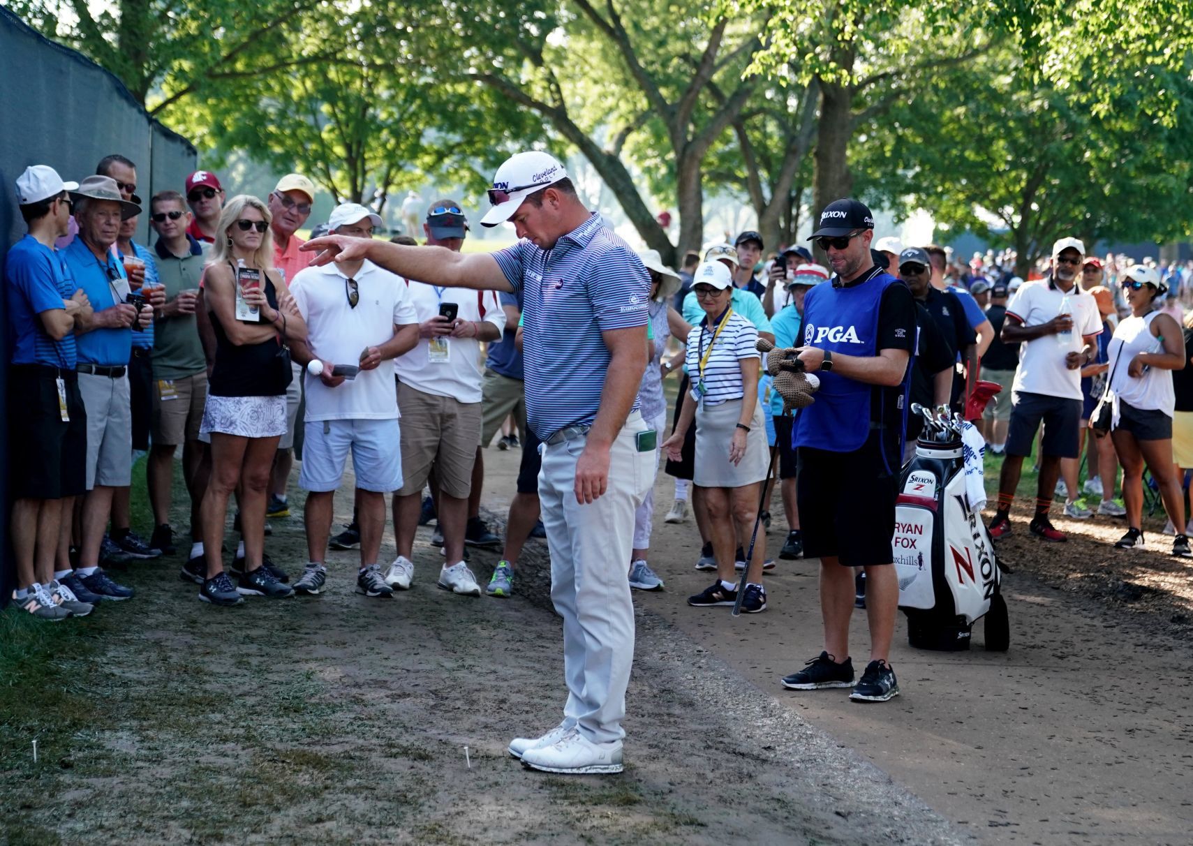 Opening round of the 100th PGA Championship at Bellerive Country Club